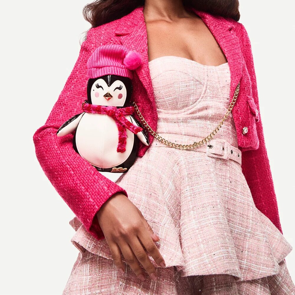 Betsey Johnson Kitsch Break The Ice Multi Crossbody Bag Penguine NWT - Picture 3 of 16